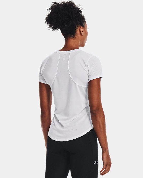 เสื้อยืด UA Speed Stride 2.0 สำหรับผู้หญิง in White image number 1